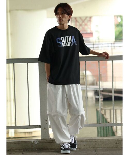 CRAFT STANDARD BOUTIQUE(クラフトスタンダードブティック)の「【URANIWA CAMPERS】2WAY WHITE DENIM PANTS(デニムパンツ・メンズ・ホワイト・M/XL/L)」の11枚目の写真