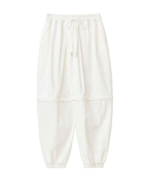 CRAFT STANDARD BOUTIQUE(クラフトスタンダードブティック)の「【URANIWA CAMPERS】2WAY WHITE DENIM PANTS(デニムパンツ・メンズ・ホワイト・M/XL/L)」の13枚目の写真