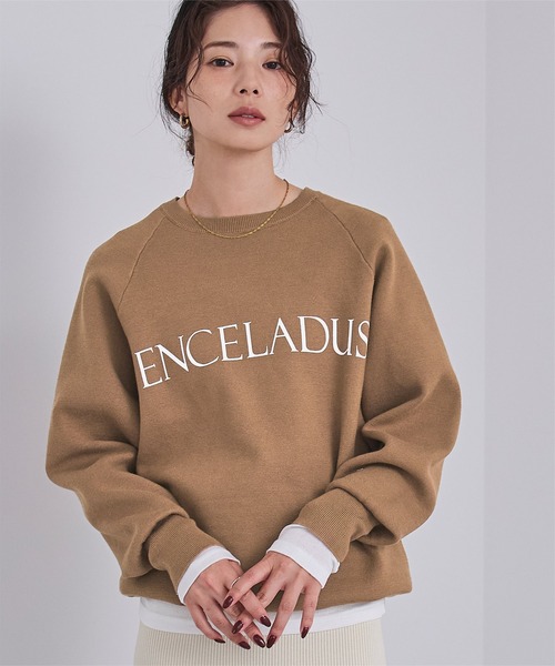 UR'S（ユアーズ）の「スウェットライクロゴニット（ニット/セーター