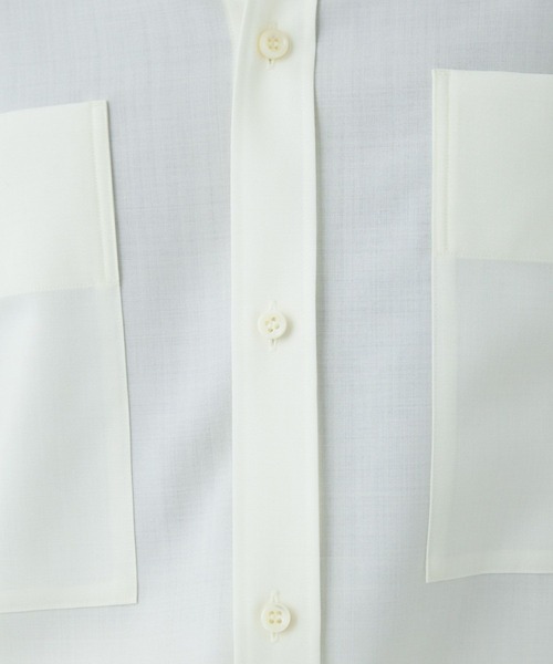 Chaos（カオス）の「Chaos(カオス)/ウィンターボーイフレンドシャツ（シャツ/ブラウス・レディース・ストライプ/サックスブルー/モカ/ホワイト/ピンク系その他・FREE）」の15枚目の写真