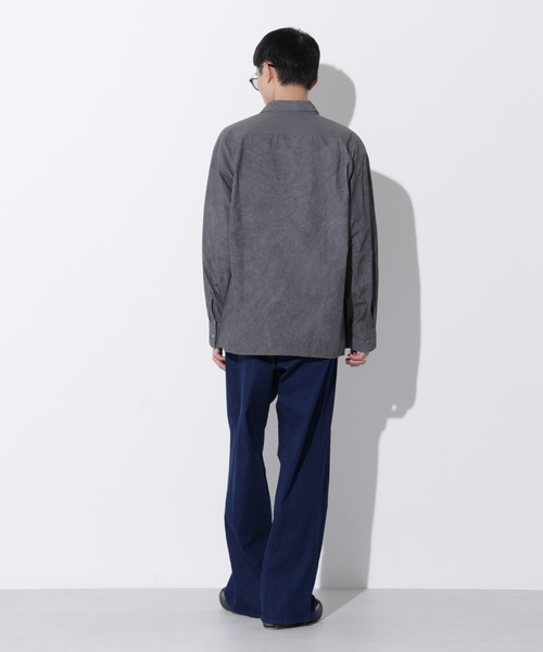 Apo(s)ture(アポスチャー)の「LUCAS-006/デニムロングワイドパンツ(デニムパンツ・メンズ・ネイビー/ブラック・XS/S/M/L/XL)」の8枚目の写真