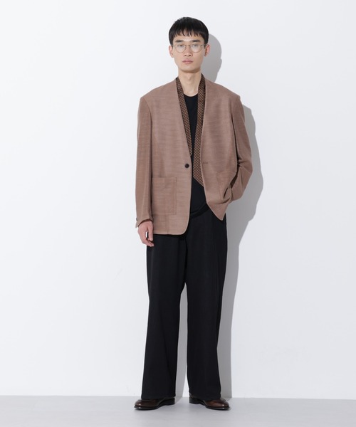 Apo(s)ture(アポスチャー)の「LUCAS-006/デニムロングワイドパンツ(デニムパンツ・メンズ・ネイビー/ブラック・XS/S/M/L/XL)」の12枚目の写真