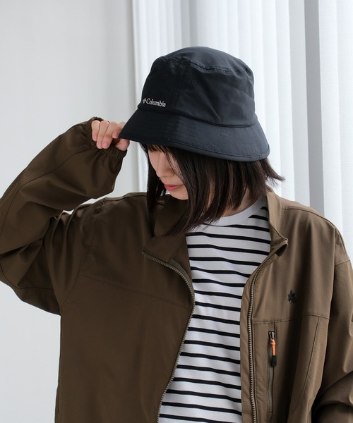 Columbia（コロンビア）の「【Columbia/コロンビア】PINE MOUNTAIN BUCKET HAT/パインマウンテン バケットハット（ハット・メンズ・ホワイト/ブラック/グレー・S/M/L/XL）」の12枚目の写真