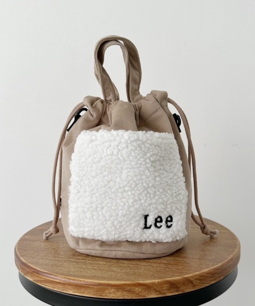 Lee（リー）の「Lee/リー　ボアポケット×コーデュロイ　2WAY　ミニトート　ショルダー（ショルダーバッグ・レディース・ブラック/ベージュ/ネイビー・FREE）」の3枚目の写真
