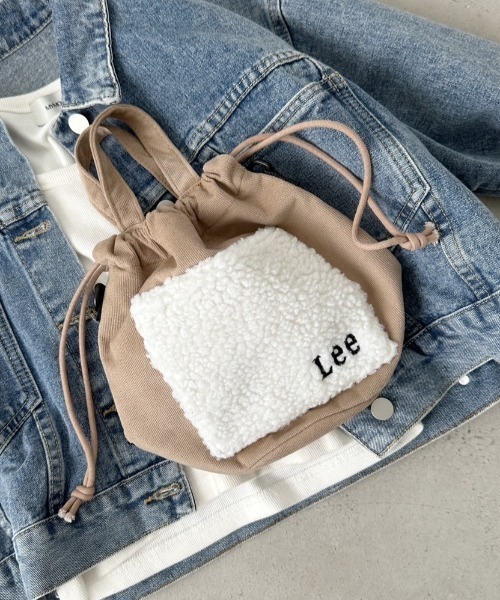 Lee/リー ボアポケット×コーデュロイ 2WAY ミニトート ショルダー