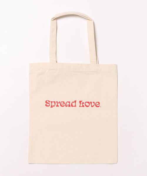 ARCHIVER(アーカイバ)の「【8】【it】【Spread Love】オリジナルプリントトート(ショルダーバッグ・レディース・キナリ・FREE)」の2枚目の写真