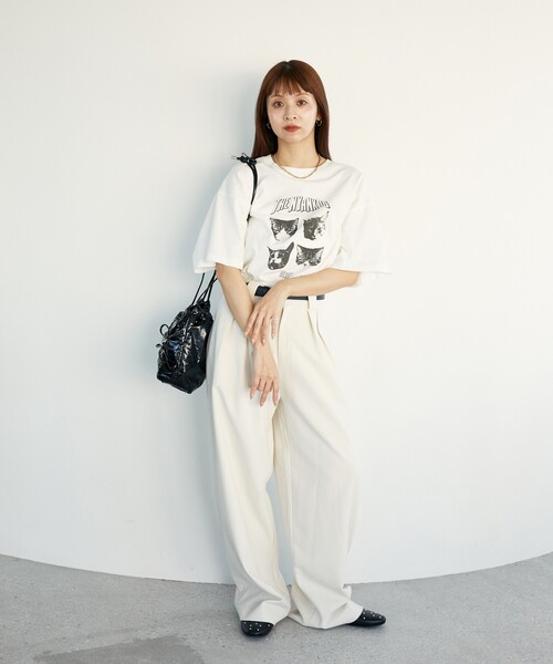 OUTDOOR PRODUCTS(アウトドアプロダクツ)の「OUTDOOR PRODUCTS/アウトドアプロダクツ エナメル リボン ドローイング ミニバッグ 限定展開(ショルダーバッグ・レディース・ブラック/レッド/シルバー/グレー・ONE SIZE)」の10枚目の写真