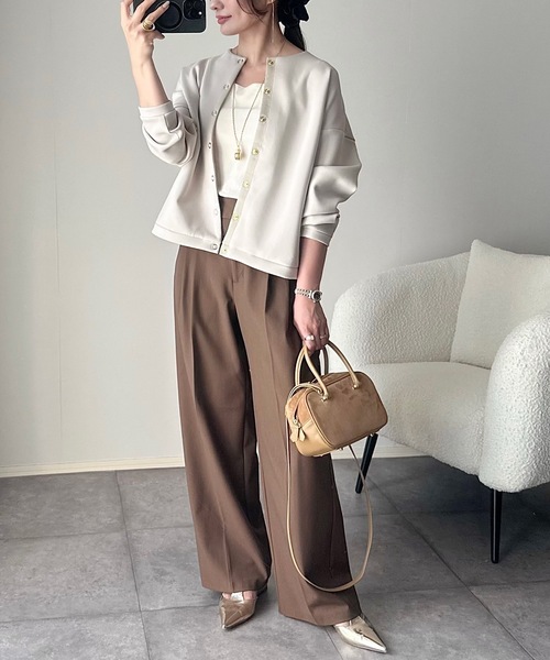 セール】ダンボールノーカラージャケット（ノーカラージャケット