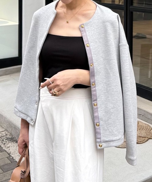 Emma Taylor　ダンボール　ノーカラー　ジャケット ダンボールノーカラージャケット Emma Taylor│STYLEDOOR