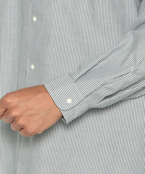DANTON グレー ボタンシャツ サイズ38 DANTON（ダントン）の「MEN'S DOT BUTTON B.D SHIRT（シャツ