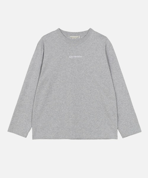 marimekko(マリメッコ)の「【kioski】 Biitti Logo jersey sweatshirt(スウェット・レディース・ライトグレー・X-SMALL/SMALL/MEDIUM/LARGE)」の1枚目の写真