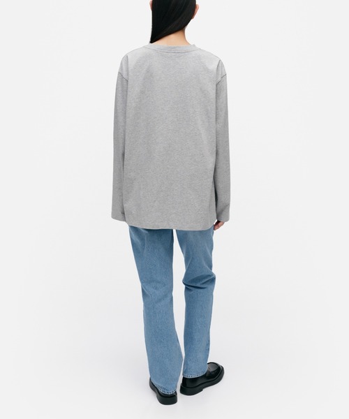 marimekko(マリメッコ)の「【kioski】 Biitti Logo jersey sweatshirt(スウェット・レディース・ライトグレー・X-SMALL/SMALL/MEDIUM/LARGE)」の3枚目の写真