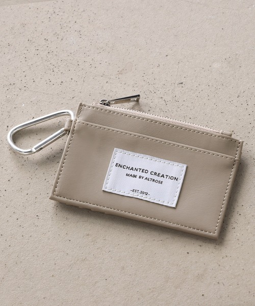 ALTROSE（アルトローズ）の「フラグメントケース ミニ財布 ミニウォレット コンパクト 財布 薄型 カードケース シード（カードケース・レディース・アイボリー/ブラック/シルバー/グレー・FREE）」の9枚目の写真