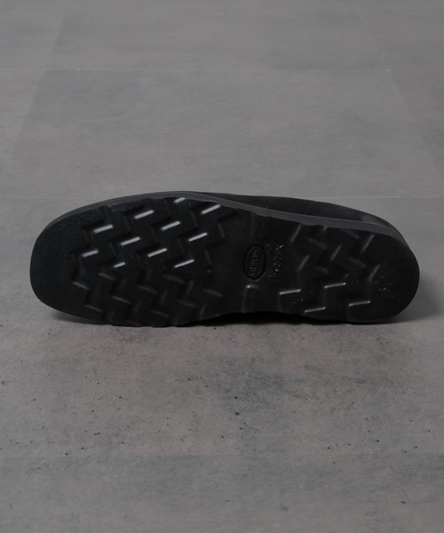 NANO universe（ナノユニバース）の「HOTEL PALACE(オテルパラス)xパドモア&バーンズヌバックレザーヴィブラムソールブーツ（ブーツ・メンズ・ブラック/ブラウン・8/9/7）」の8枚目の写真