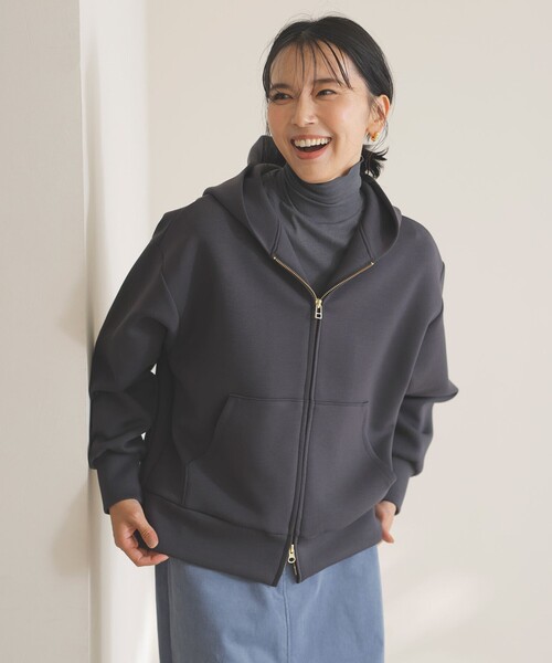 【Perfumecloset】黒パーカー 新色登場/WEB限定】BEAUTY FORM JERSEY ZIPパーカー（パーカー