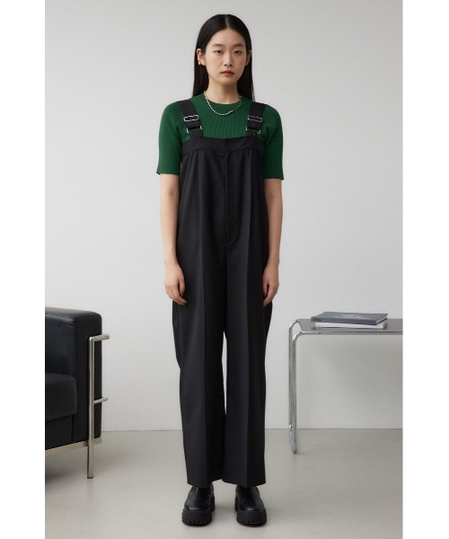 AZUL by moussy（アズールバイマウジー）の「ベアワイドオールインワン（つなぎ/オールインワン・レディース・ブラック/グレー系その他・SMALL/MEDIUM）」の6枚目の写真