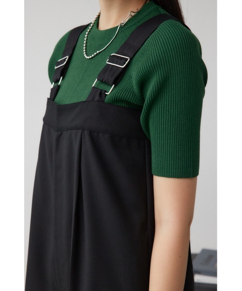 AZUL by moussy（アズールバイマウジー）の「ベアワイドオールインワン（つなぎ/オールインワン・レディース・ブラック/グレー系その他・SMALL/MEDIUM）」の10枚目の写真