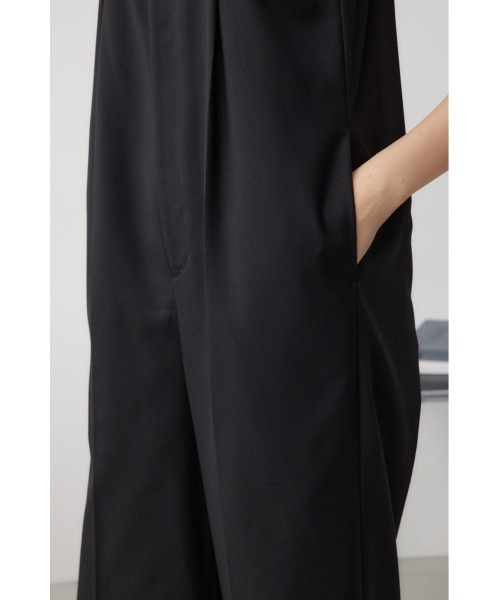 AZUL by moussy（アズールバイマウジー）の「ベアワイドオールインワン（つなぎ/オールインワン・レディース・ブラック/グレー系その他・SMALL/MEDIUM）」の12枚目の写真