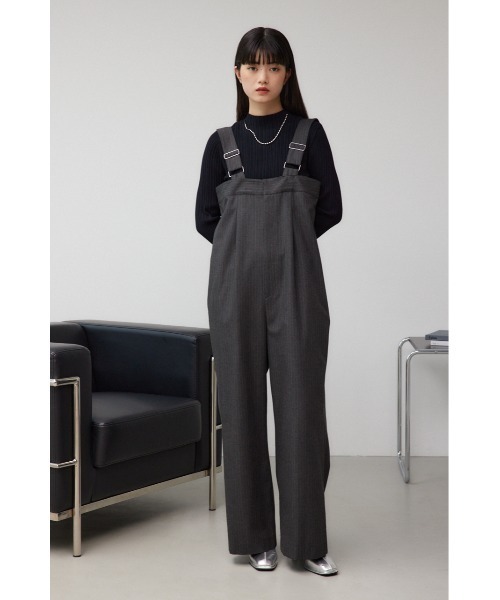 AZUL by moussy（アズールバイマウジー）の「ベアワイドオールインワン（つなぎ/オールインワン・レディース・ブラック/グレー系その他・SMALL/MEDIUM）」の16枚目の写真