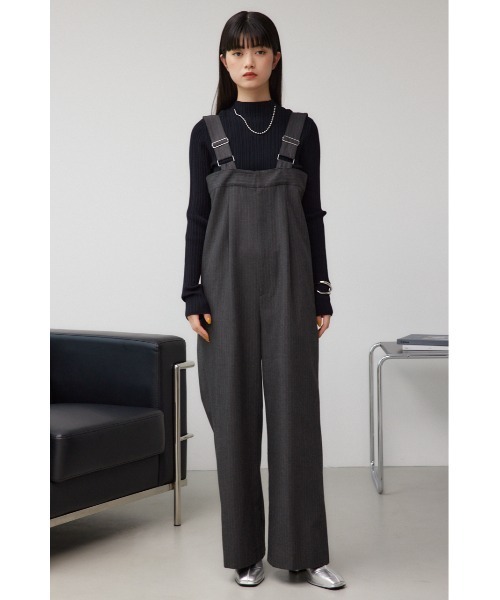 AZUL by moussy（アズールバイマウジー）の「ベアワイドオールインワン（つなぎ/オールインワン・レディース・ブラック/グレー系その他・SMALL/MEDIUM）」の18枚目の写真