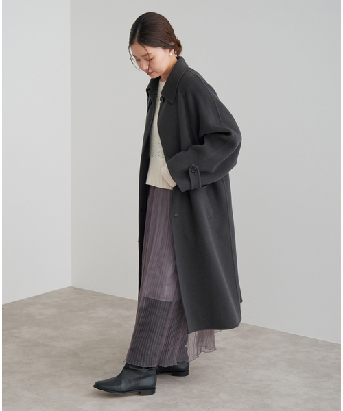 IENA（イエナ）の「スーパー160ダブルフェイスステンカラーコート