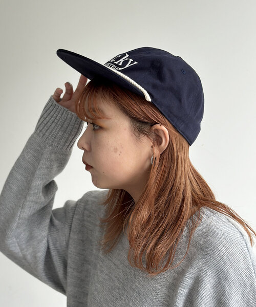 CPCM（シーピーシーエム）の「トラッカーキャップ（キャップ・レディース・ネイビー/レッド・FREE）」の4枚目の写真