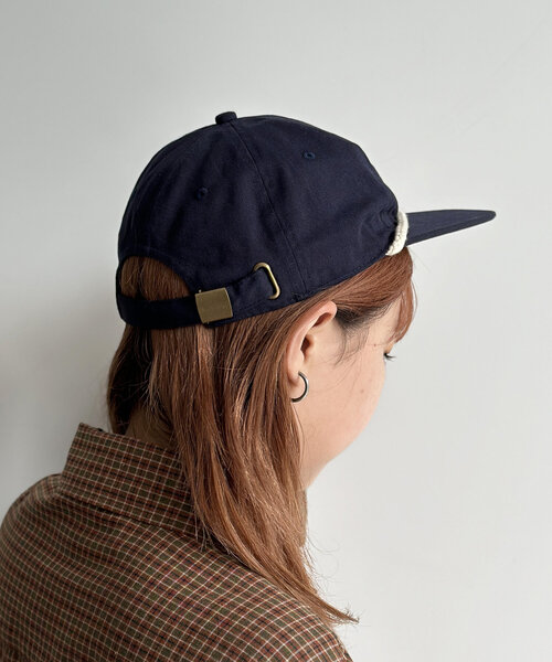 CPCM（シーピーシーエム）の「トラッカーキャップ（キャップ・レディース・ネイビー/レッド・FREE）」の5枚目の写真