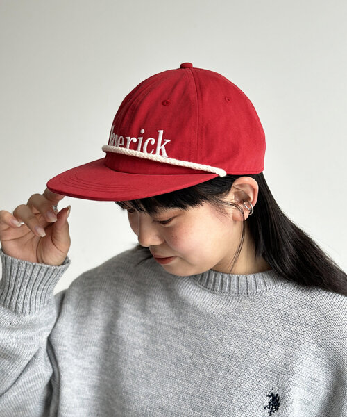 CPCM（シーピーシーエム）の「トラッカーキャップ（キャップ・レディース・ネイビー/レッド・FREE）」の11枚目の写真