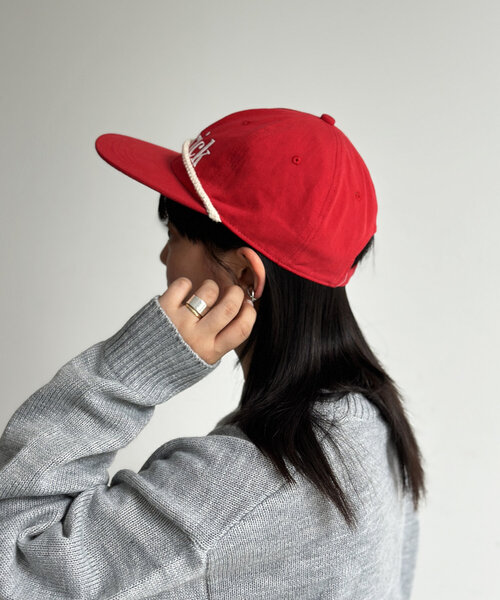 CPCM（シーピーシーエム）の「トラッカーキャップ（キャップ・レディース・ネイビー/レッド・FREE）」の12枚目の写真