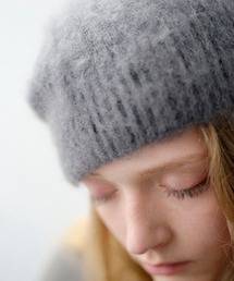 ASAUCE MELER（アソースメレ）の「【ASAUCE MELER】モヘヤシルクヘアリー コンパクトワッチ / AM25F-KC133（ニットキャップ/ビーニー）」