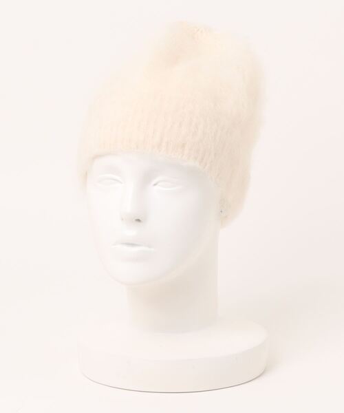 【セール】【ASAUCE MELER】モヘヤシルクヘアリー コンパクトワッチ / AM24F-KC133（ニットキャップ/ビーニー）｜ASAUCE MELER（アソースメレ）