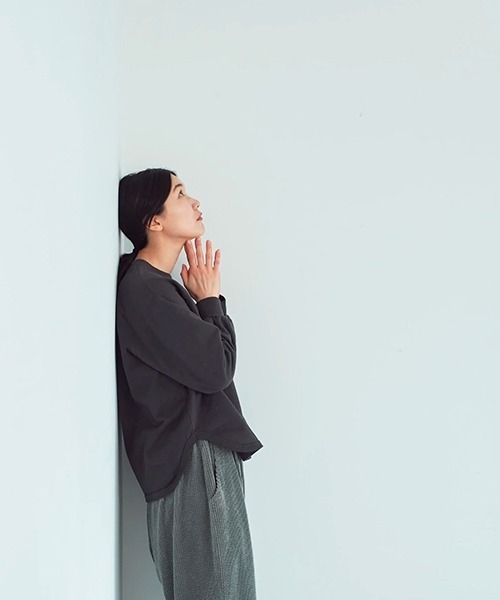 HAU(ハウ)の「トップス cotton nep(Tシャツ/カットソー・レディース・アイボリー/ブラック/ブラウン・MEDIUM)」の5枚目の写真