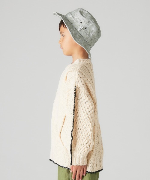 Smoothy（スムージー）の「Smoothy 2 Face Knit / スムージー 2 フェイスニット（ニット/セーター・キッズ・ブラック/アイボリー・SMALL/MEDIUM/LARGE/X-LARGE）」の5枚目の写真