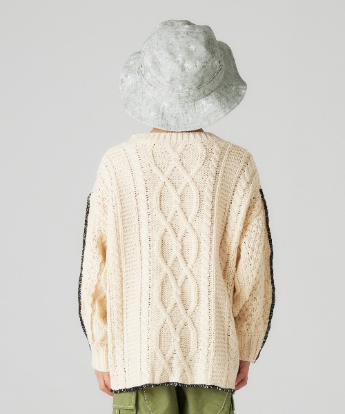 Smoothy（スムージー）の「Smoothy 2 Face Knit / スムージー 2 フェイスニット（ニット/セーター・キッズ・ブラック/アイボリー・SMALL/MEDIUM/LARGE/X-LARGE）」の6枚目の写真