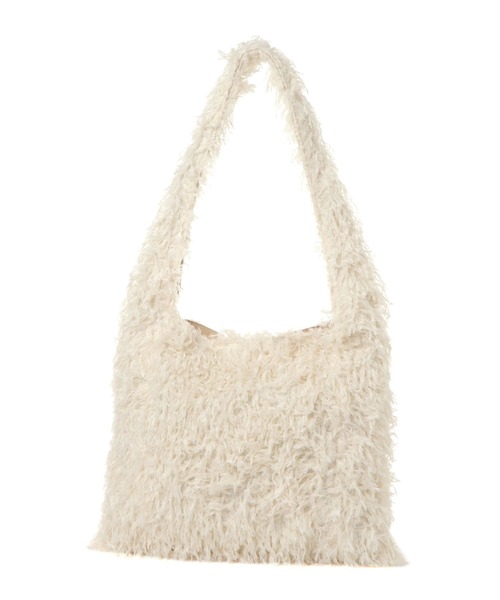 LEPSIM（レプシィム）の「フェイクフェザーフリンジショルダー 132585