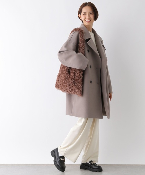 LEPSIM（レプシィム）の「フェイクフェザーフリンジショルダー 132585