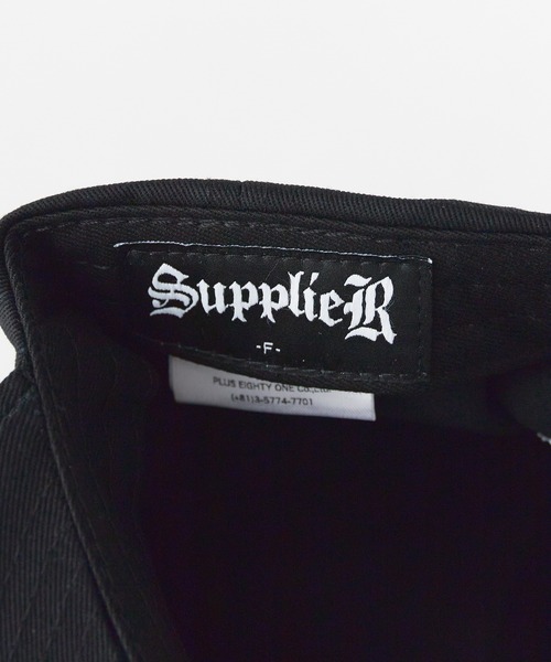 SUPPLIER（サプライヤー）の「【50%OFF】SUPPLIER/サプライヤー SR Logo Baseball Cap キャップ（キャップ・メンズ・ブラック・FREE）」の9枚目の写真