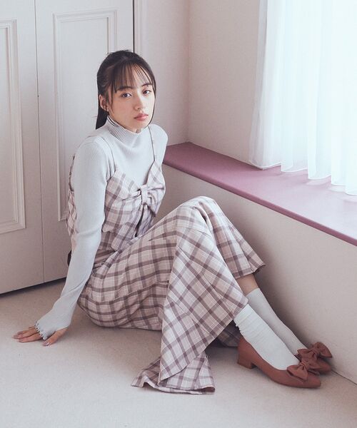 ORiental TRaffic（オリエンタルトラフィック）の「ORiental TRaffic リボンパンプス（パンプス・レディース・ピンク/ベージュ/ブラック/シルバー・35/36/37/38/39）」の19枚目の写真