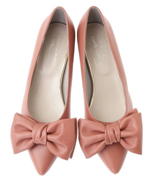 ORiental TRaffic（オリエンタルトラフィック）の「ORiental TRaffic リボンパンプス（パンプス・レディース・ピンク/ベージュ/ブラック/シルバー・35/36/37/38/39）」の15枚目の写真