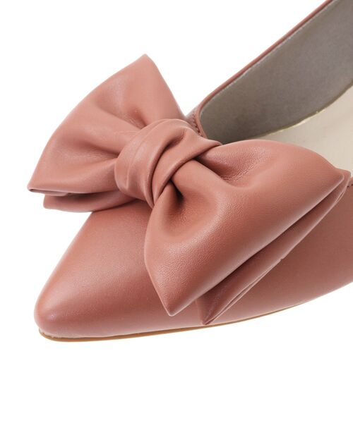 ORiental TRaffic（オリエンタルトラフィック）の「ORiental TRaffic リボンパンプス（パンプス・レディース・ピンク/ベージュ/ブラック/シルバー・35/36/37/38/39）」の10枚目の写真