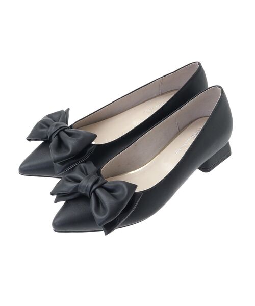 ORiental TRaffic（オリエンタルトラフィック）の「ORiental TRaffic リボンパンプス（パンプス・レディース・ピンク/ベージュ/ブラック/シルバー・35/36/37/38/39）」の7枚目の写真