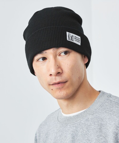 MARMOT（マーモット）の「【別注】＜Marmot＞GLR MMW ニットワッチ キャップ 帽子（ニットキャップ/ビーニー・メンズ・ブラック/ブラウン/ダークグレー/ロイヤルブルー・FREE）」の2枚目の写真