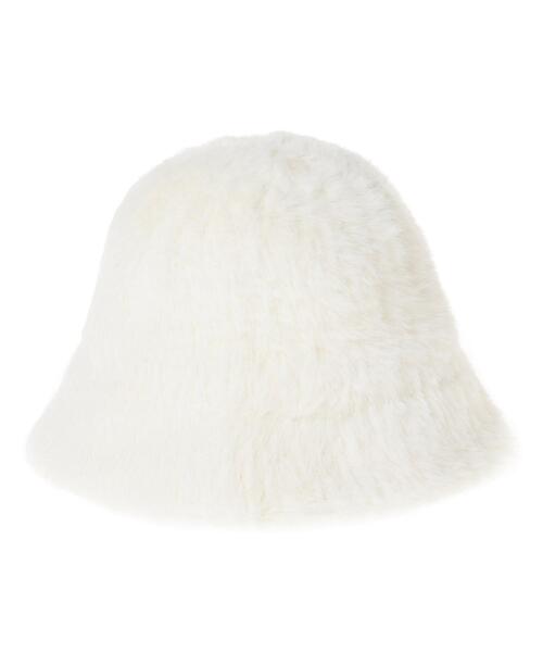 INGNI（イング）の「シャギーハット（ハット・レディース・オフホワイト/ブラック/グレー系その他・ONE SIZE）」の5枚目の写真