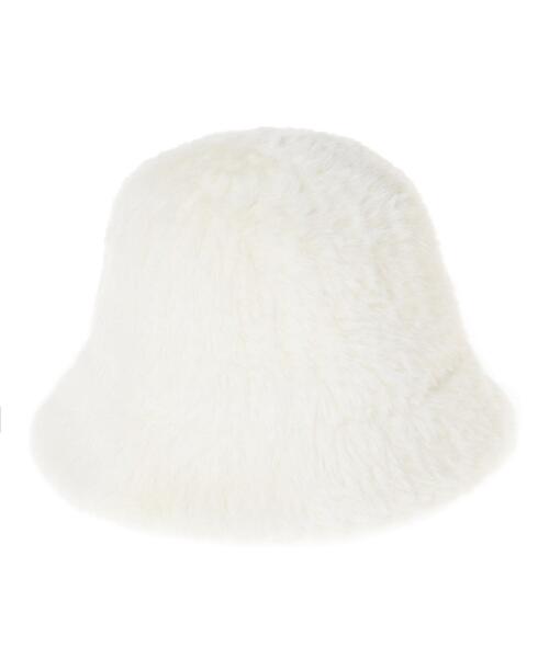 INGNI（イング）の「シャギーハット（ハット・レディース・オフホワイト/ブラック/グレー系その他・ONE SIZE）」の6枚目の写真