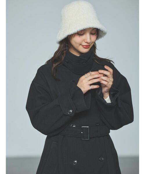 INGNI（イング）の「シャギーハット（ハット・レディース・オフホワイト/ブラック/グレー系その他・ONE SIZE）」の8枚目の写真