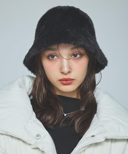 INGNI（イング）の「シャギーハット（ハット・レディース・オフホワイト/ブラック/グレー系その他・ONE SIZE）」の10枚目の写真