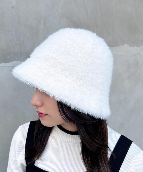 INGNI（イング）の「シャギーハット（ハット・レディース・オフホワイト/ブラック/グレー系その他・ONE SIZE）」の13枚目の写真