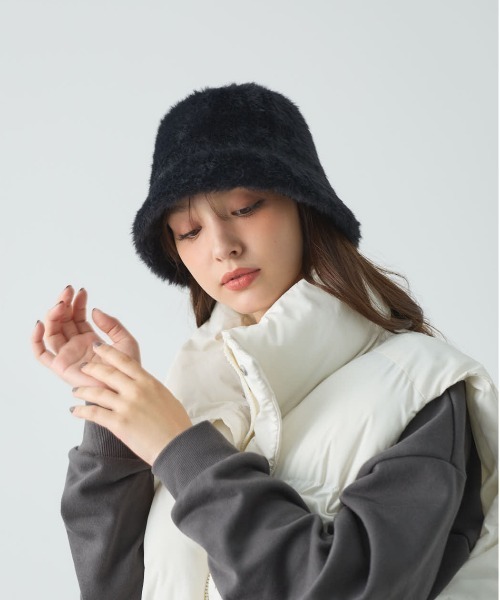 INGNI（イング）の「シャギーハット（ハット・レディース・オフホワイト/ブラック/グレー系その他・ONE SIZE）」の15枚目の写真