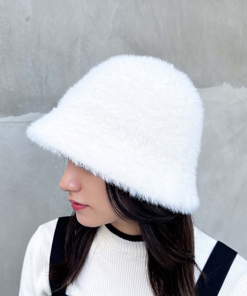 INGNI（イング）の「シャギーハット（ハット・レディース・オフホワイト/ブラック/グレー系その他・ONE SIZE）」の17枚目の写真