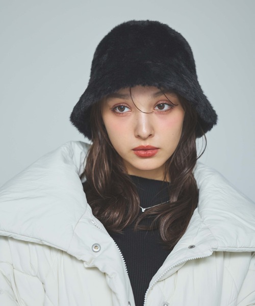 INGNI（イング）の「シャギーハット（ハット・レディース・オフホワイト/ブラック/グレー系その他・ONE SIZE）」の18枚目の写真
